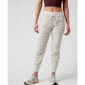 Athleta Attitude II Pants Abalone Jogger Athletic Elastic Pull On Size 10